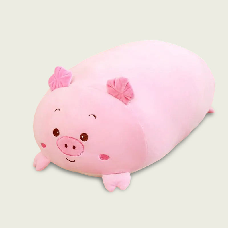 Stretched Pig Plush Cushion