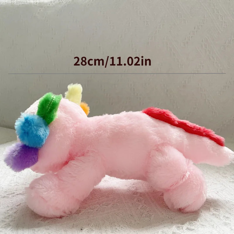 Rainbow Axolotl Baby Plush Stuffed Animal