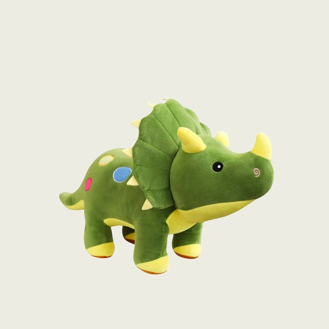 Triceratops Baby Dinosaur Plushie 15.7" Stuffed Animal