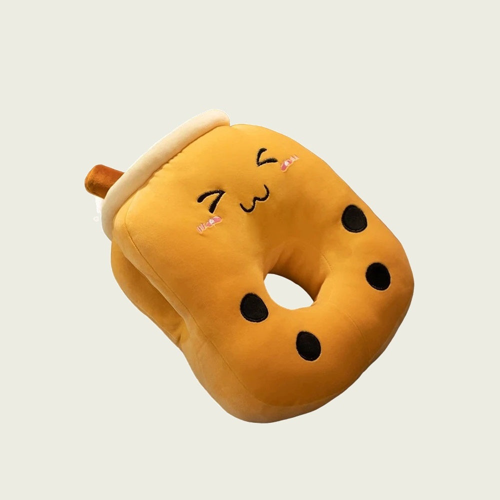 Bubble Tea Pillow Boba Milk Plushie Cushion