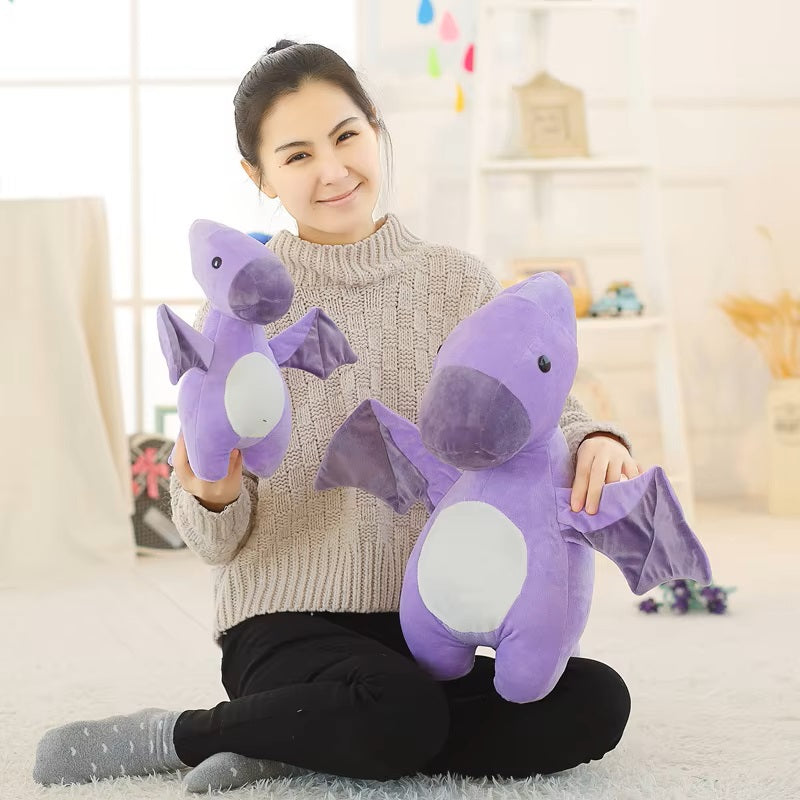 Iris Purple Baby Pterodactyl Stuffed Animal Plushie
