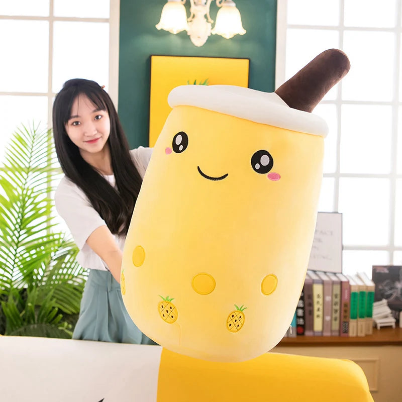 Giant Bubble Tea 27.5" Boba Milk Plushies