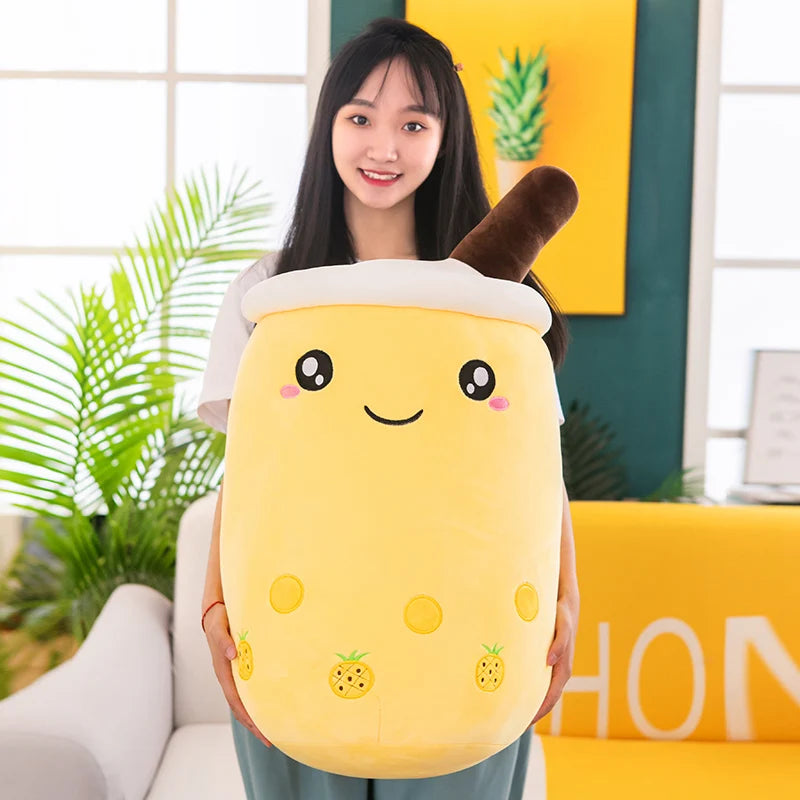 Giant Bubble Tea 27.5" Boba Milk Plushies