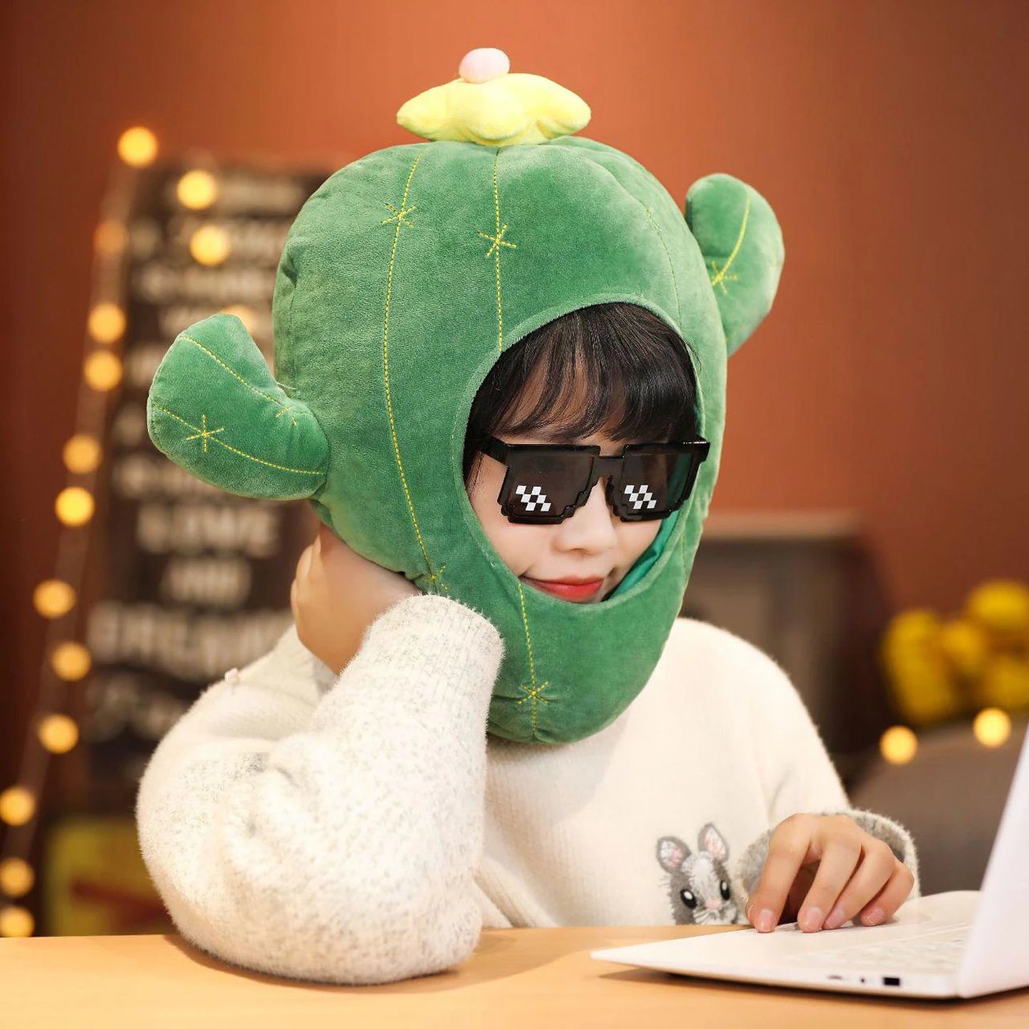 Cactus Plush Party Hat