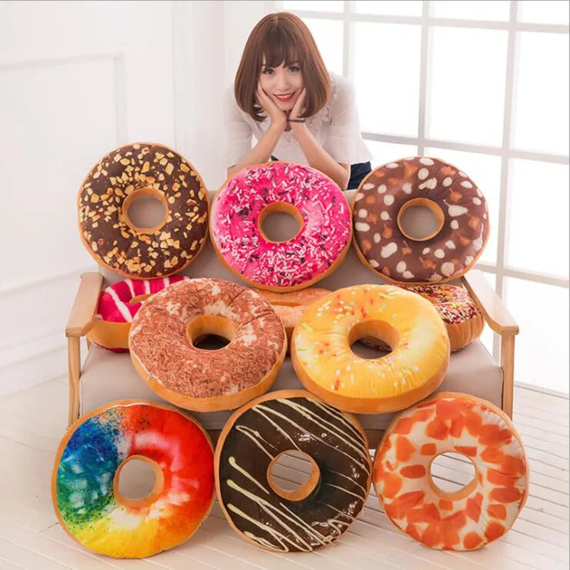 Raspberry Donut Baked Good Plushie