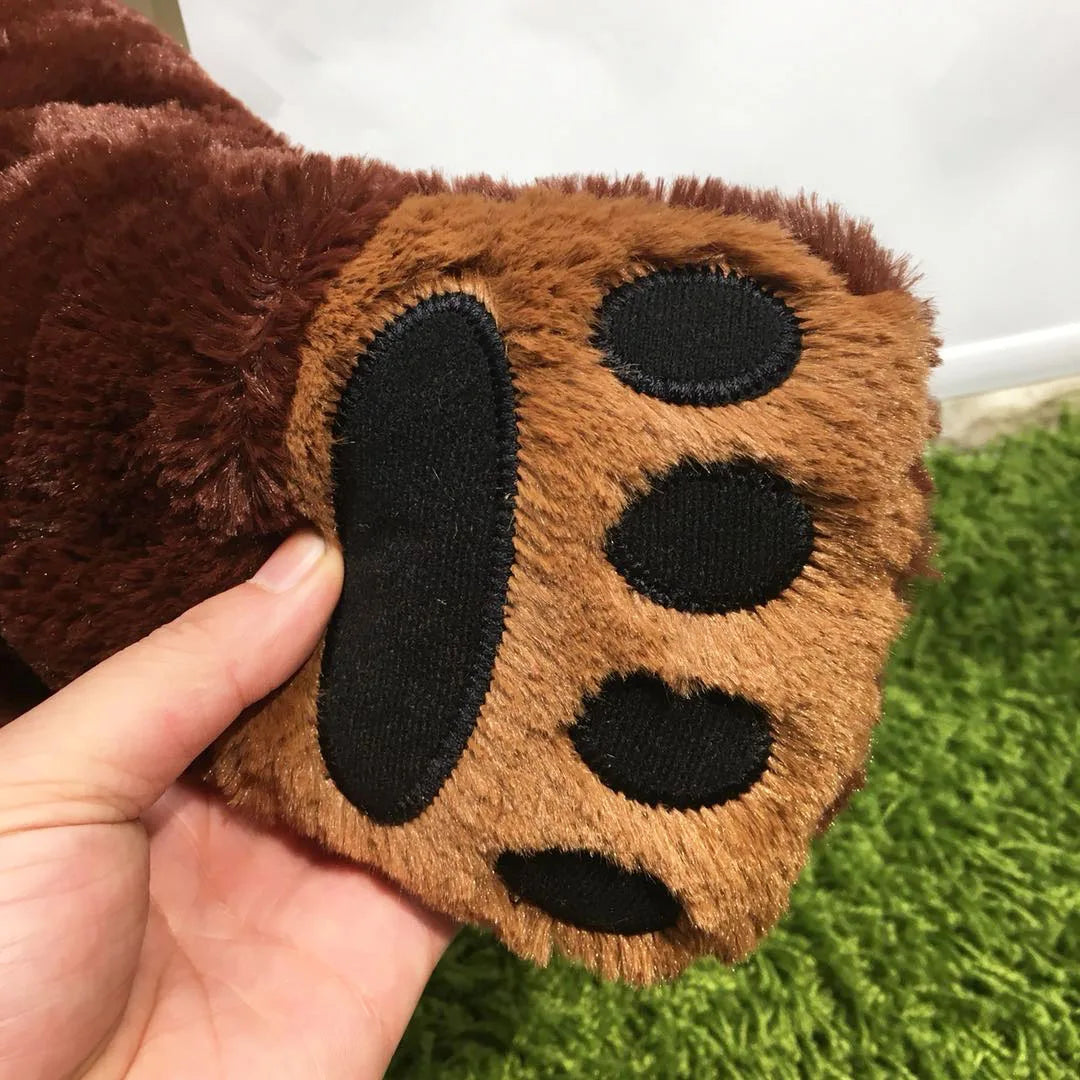 Grizzly Brown Teddy Bear Plushie 13.7"-37.4" Stuffed Animal