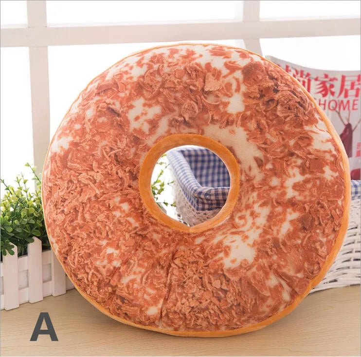 Vanilla with Chocolate Flakes Donut Plushie