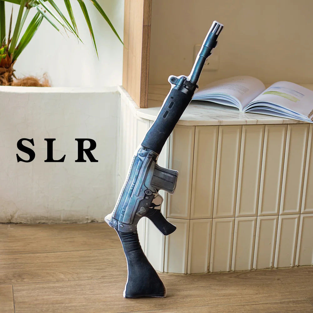 Fake Self-Loading Rifle Printed Plush Toy