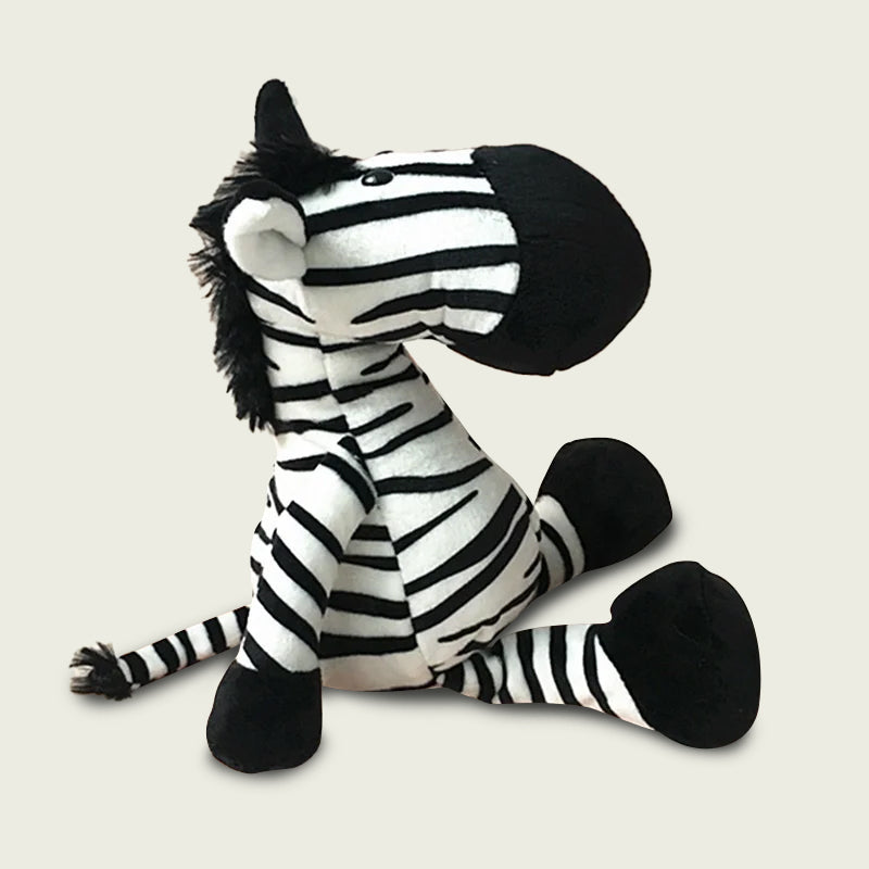 Zebra Plush Stuffed Animal Jungle Safari Plushie