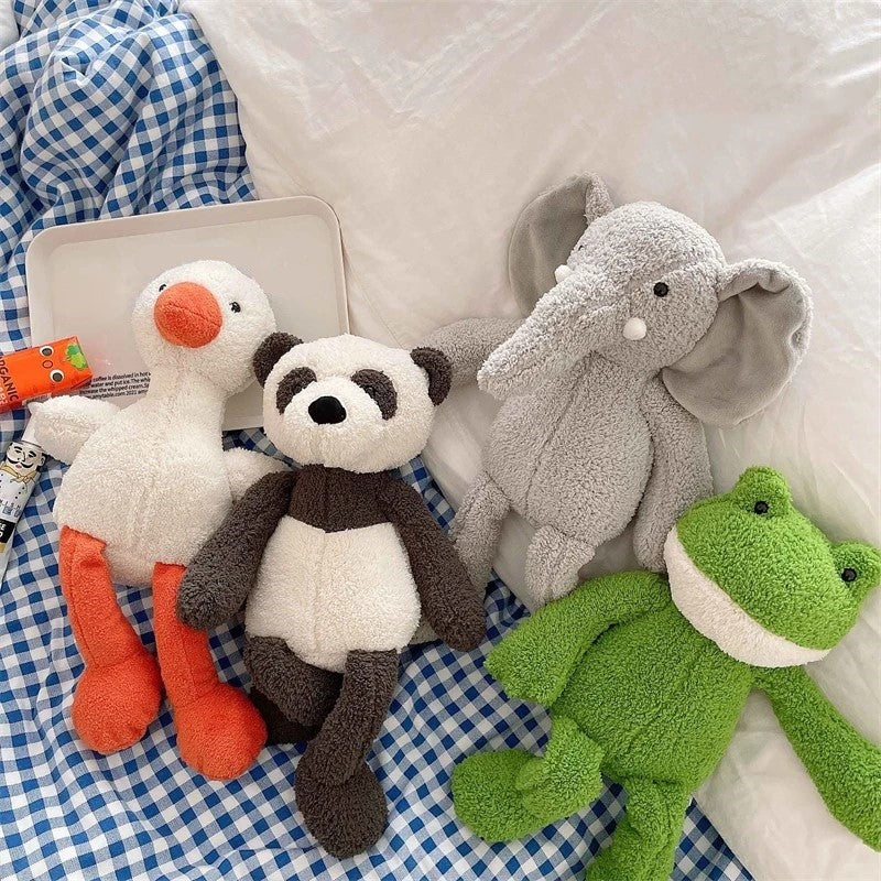 Long-Legged Animal Friends Collection 15.7" Plushies With Velvety Texture