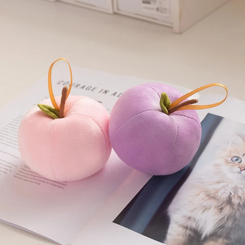 Mini Apple Plush Christmas Ornament