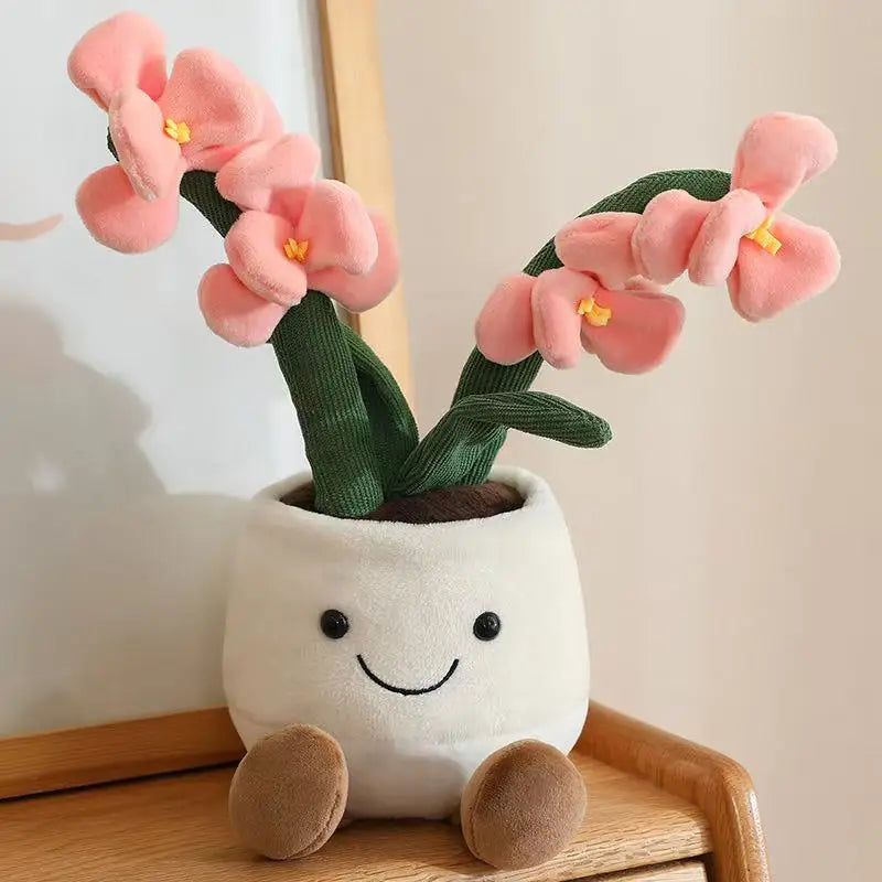 Orchid Potted Plant Plushie