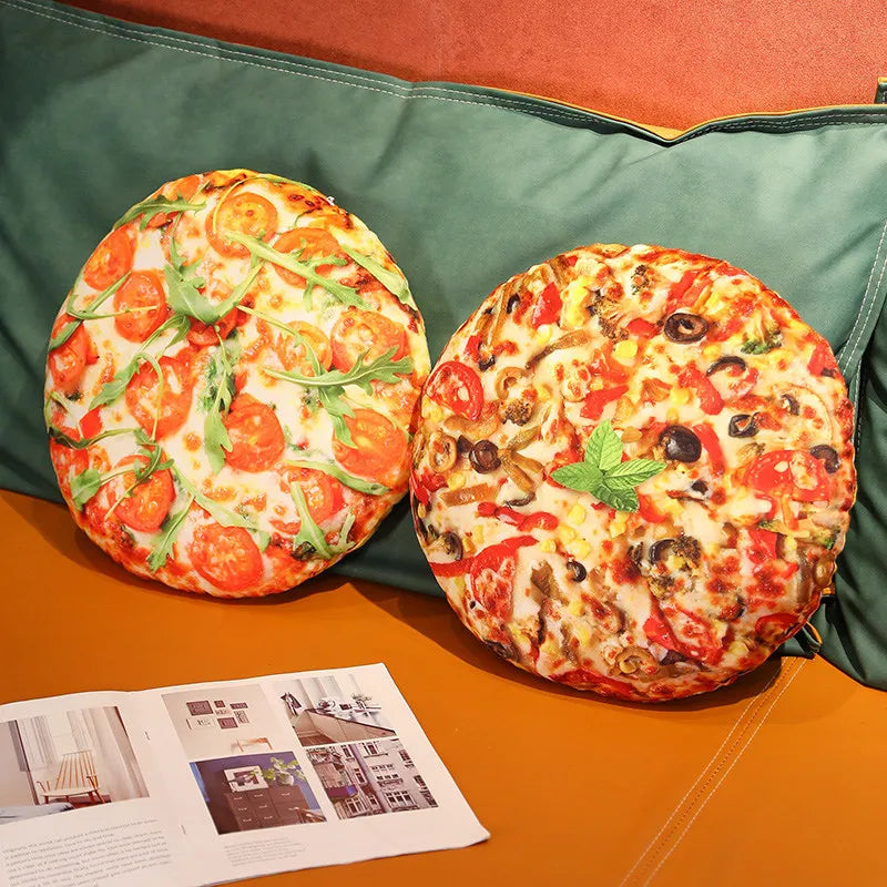 Garden Pizza Plush Cushion
