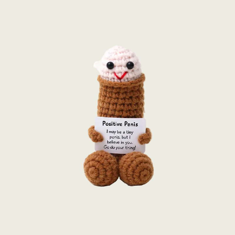 Positive Penis Plush-Crochet Doll