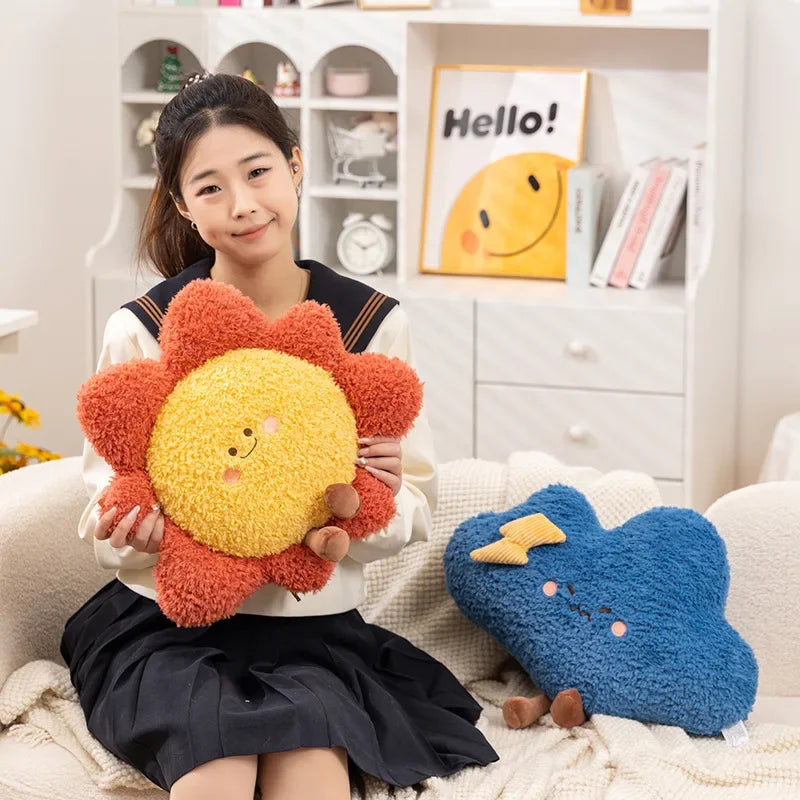 Breezy White Cloud Plushie Blowing Air