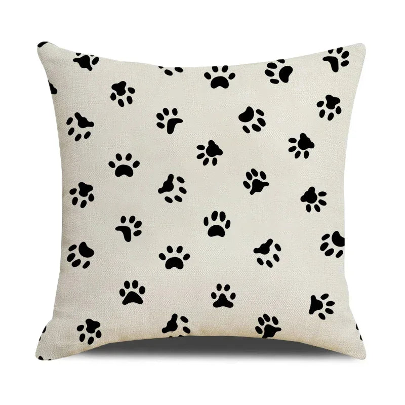 Cat Paws Everywhere Plush Pillow Case
