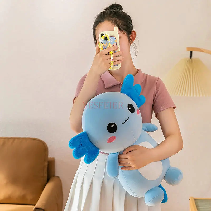 Axolotl Adolescent Plushie Stuffed Animal