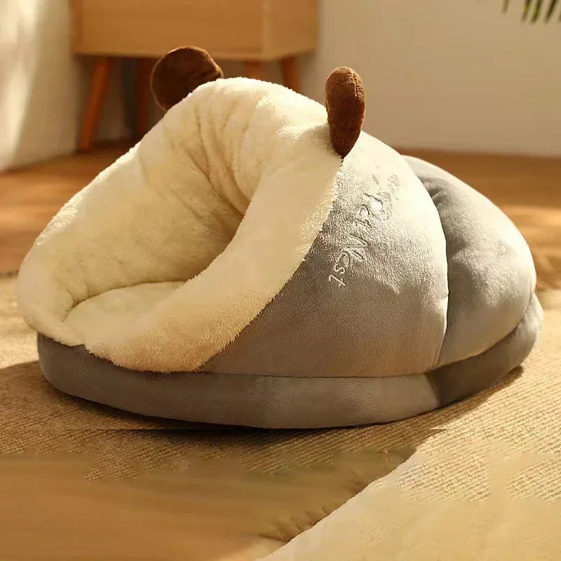 Nature-Cocoon Plush Dog Nest
