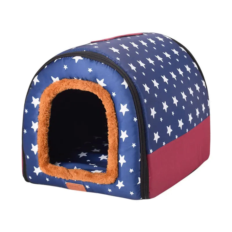 Tribute Dual-Orientation Plush Dog House