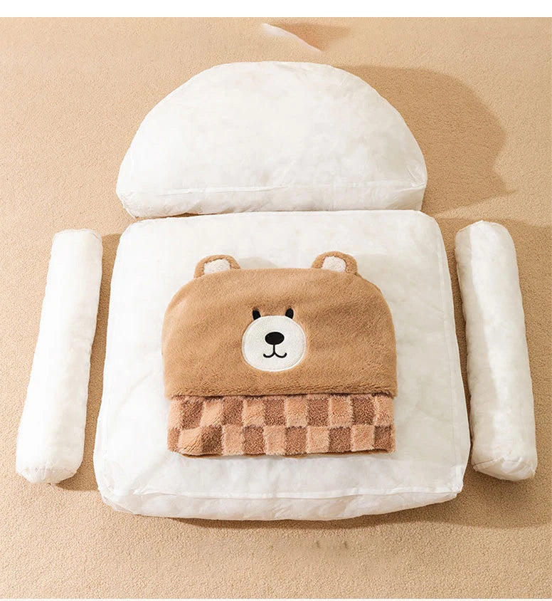 Bear Plush Sofa-Throne for Pets