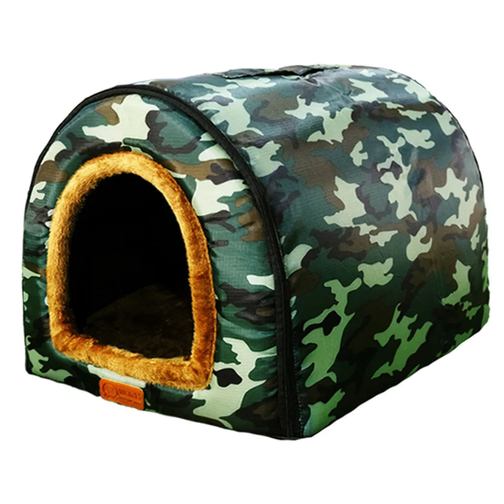 Tribute Dual-Orientation Plush Dog House