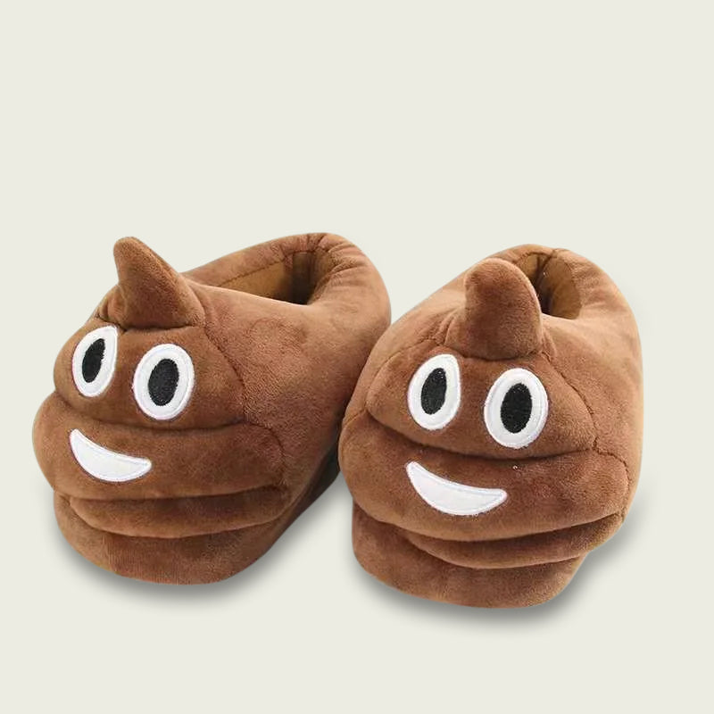 Poop Plush Slippers