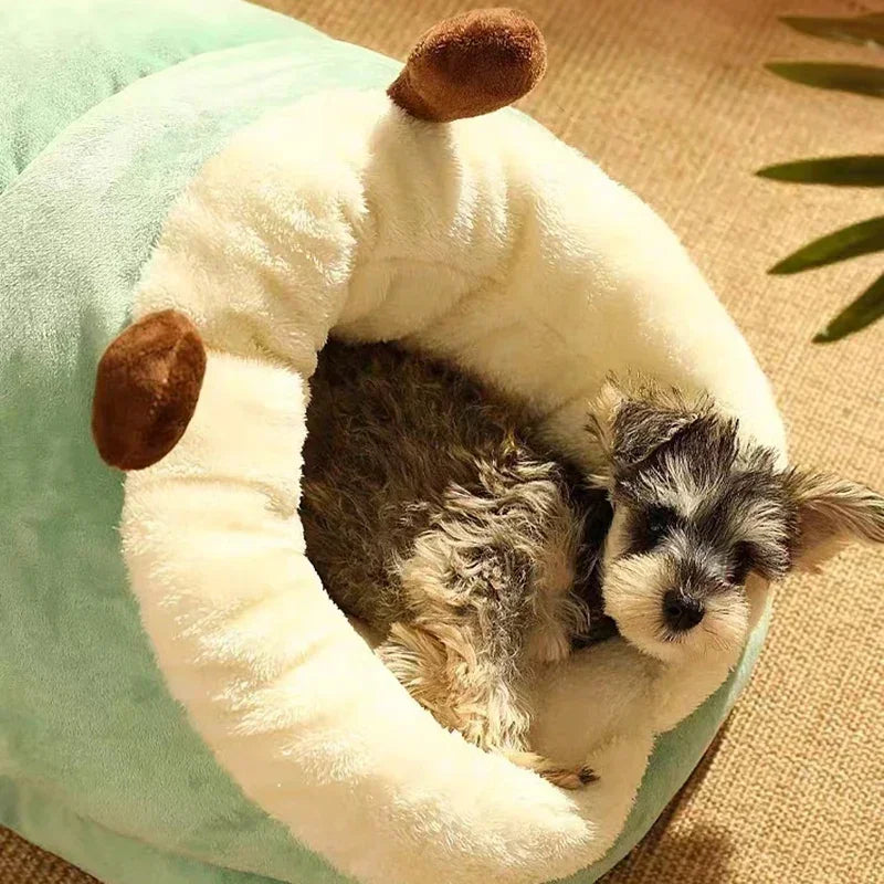 Nature-Cocoon Plush Dog Nest