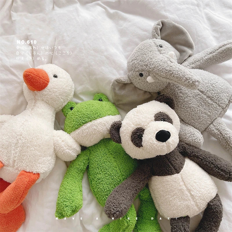 Long-Legged Animal Friends Collection 15.7" Plushies With Velvety Texture