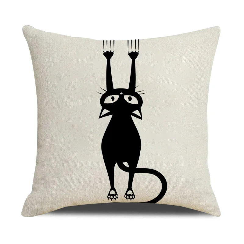 2 Paw Cat Scratch Plush Pillow Case