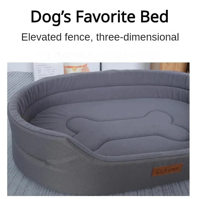 Flexible Thin Suede Dog Bed with Waterproof Fabric