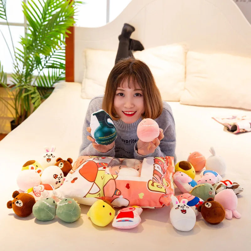 Bag of Bunny Plushie Rabbit Stuffed Animals