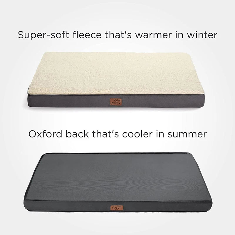 Memory Foam Dog Mattress with Removable Washable Shell
