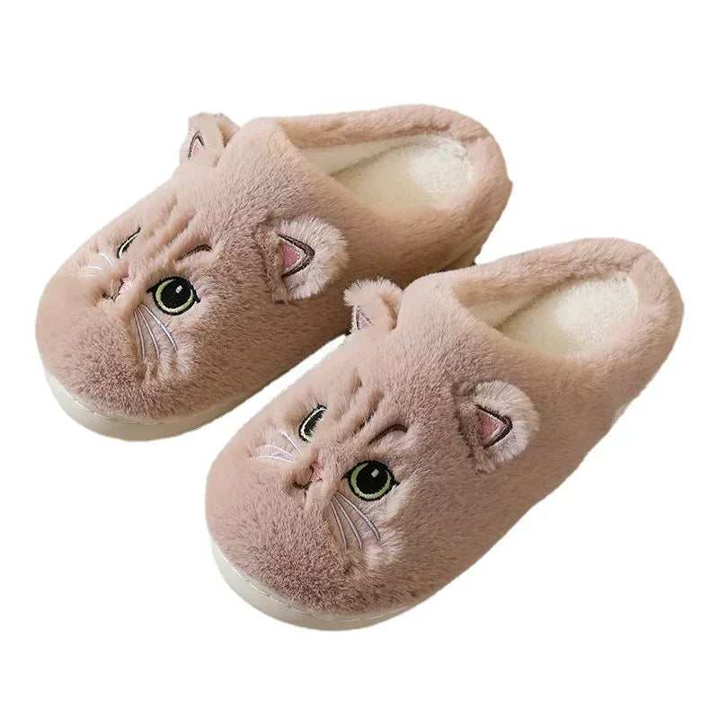Cat Plush Slippers