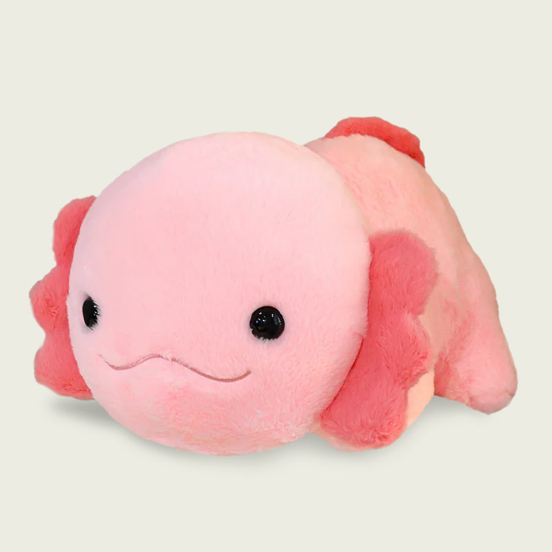 Big Head Axolotl Plushie Stuffed Toy