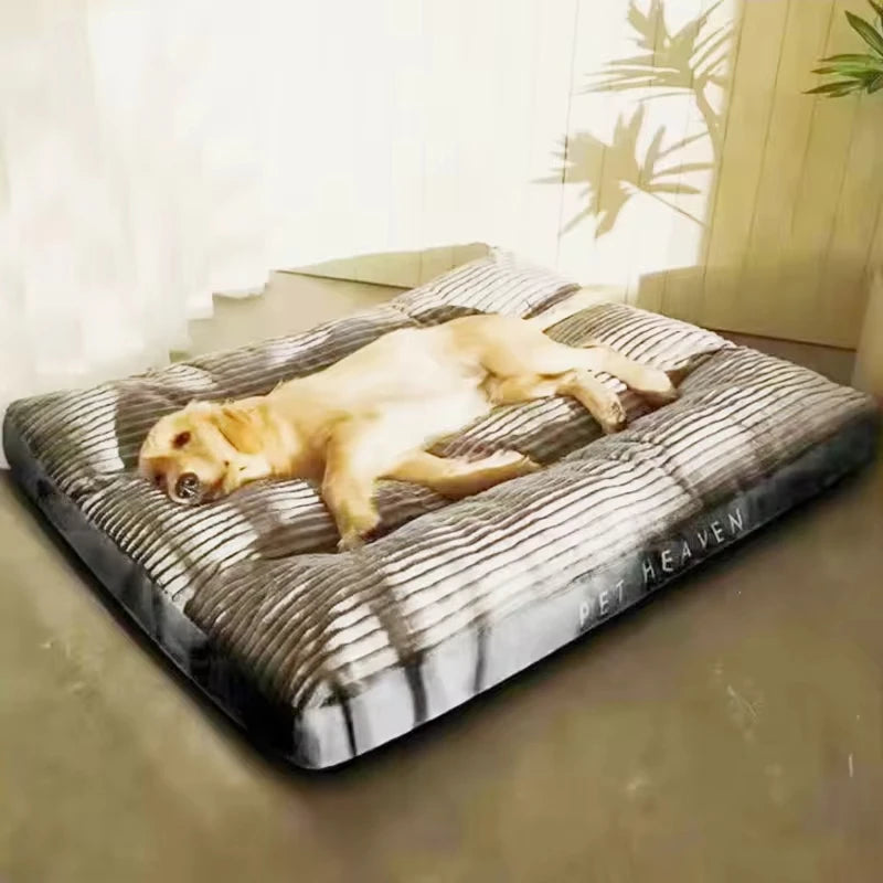 Corduroy Plush Dog Mattress Pad