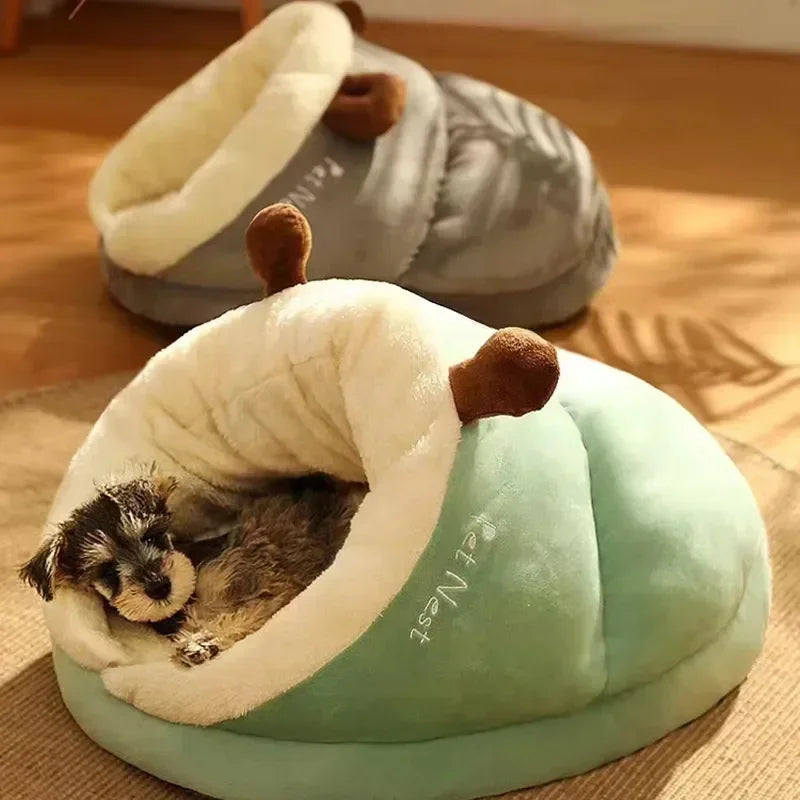 Nature-Cocoon Plush Dog Nest