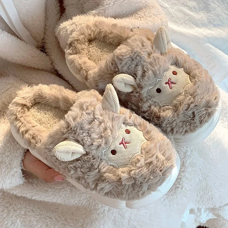Sheep Plush Slippers