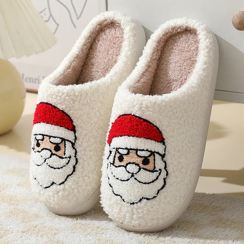Santa Clause Plush Slippers