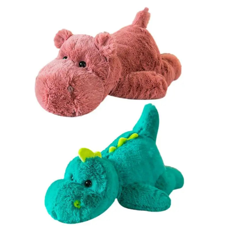 Weighted Teal Stegosaurus Dinosaur Stuffed Animal Plush Toy