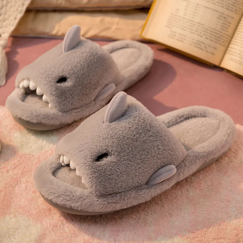 Shark Plush Slippers