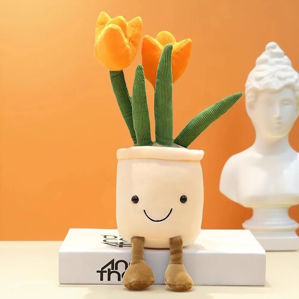 Tulip Potted Plant Plushie