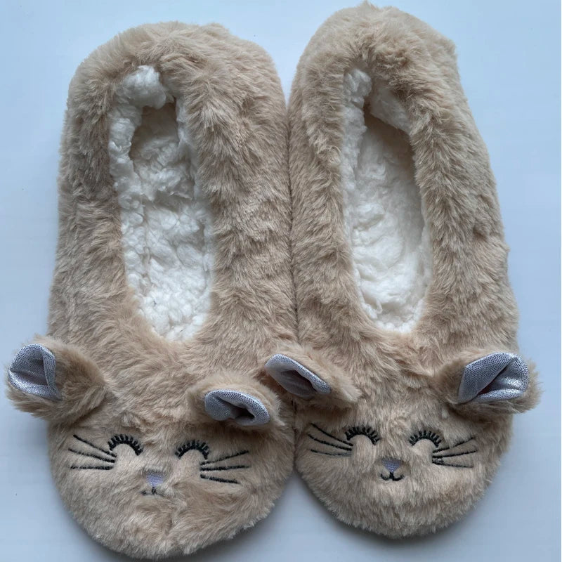 Mouse Plush Slippers