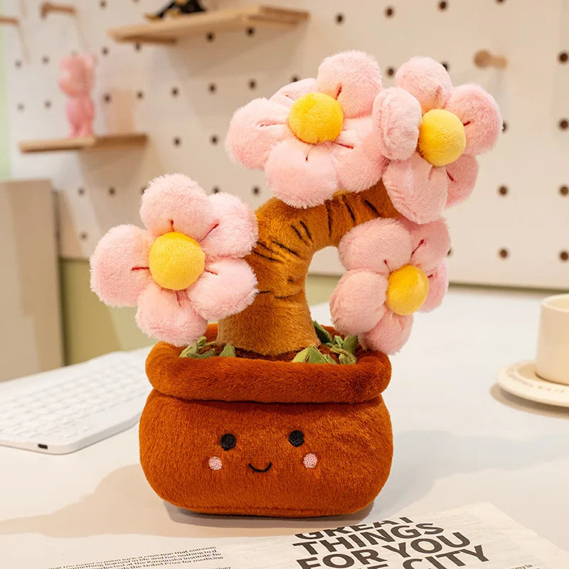 Mini Peach Tree Plushie