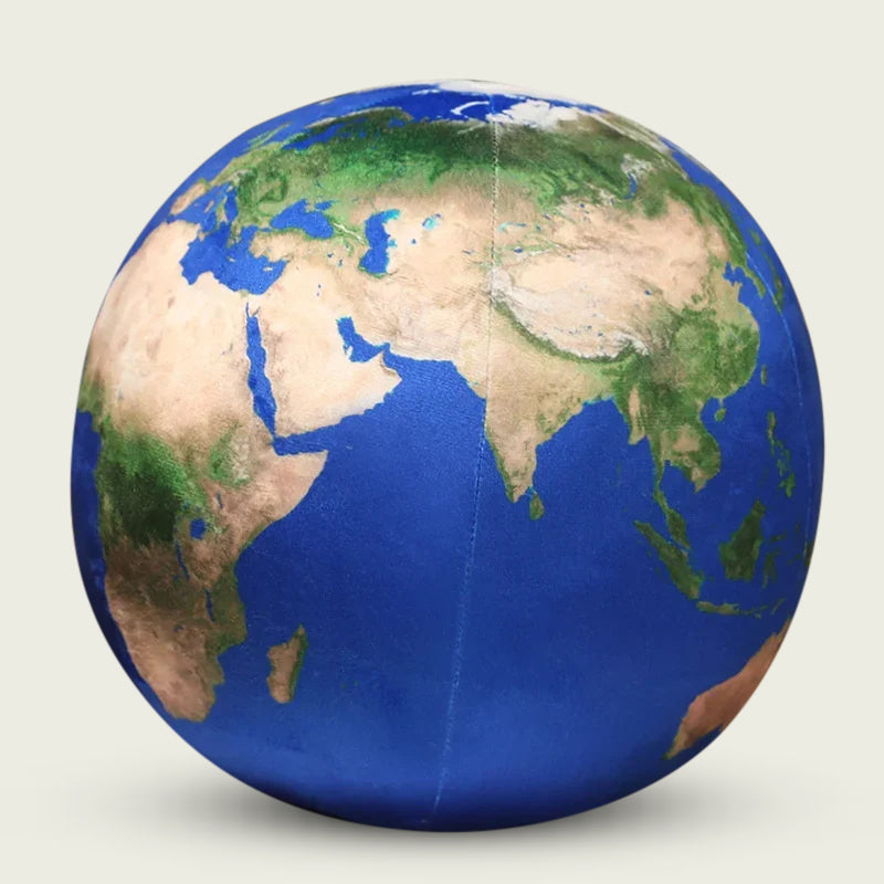 Earth Daytime Planet Plushie Stuffed Globe