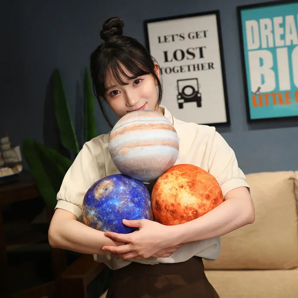 Neptune Planet Plushie Stuffed Globe