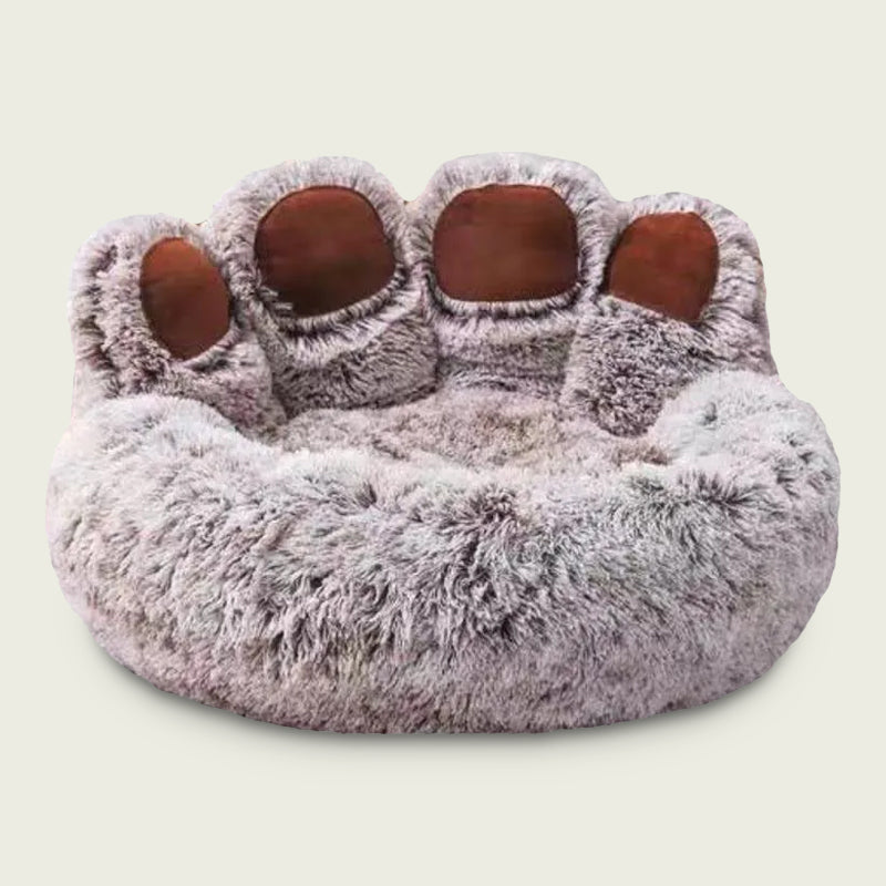 Dog Paw Plush Bed