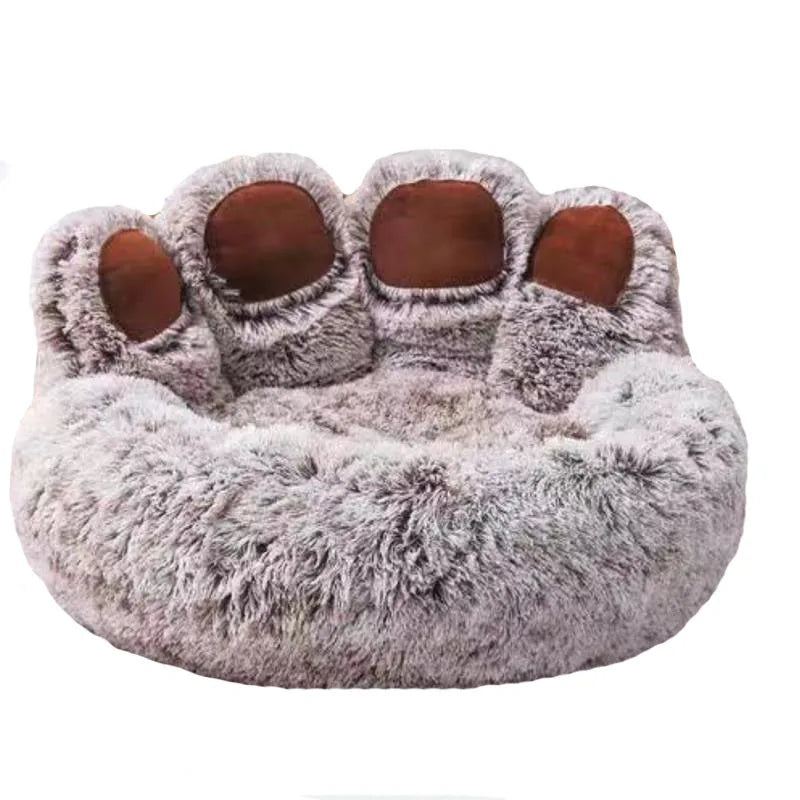Dog Paw Plush Bed