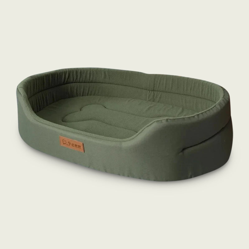 Flexible Thin Suede Dog Bed with Waterproof Fabric