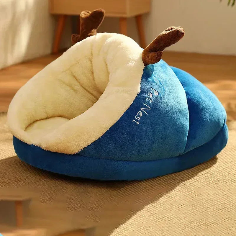 Nature-Cocoon Plush Dog Nest