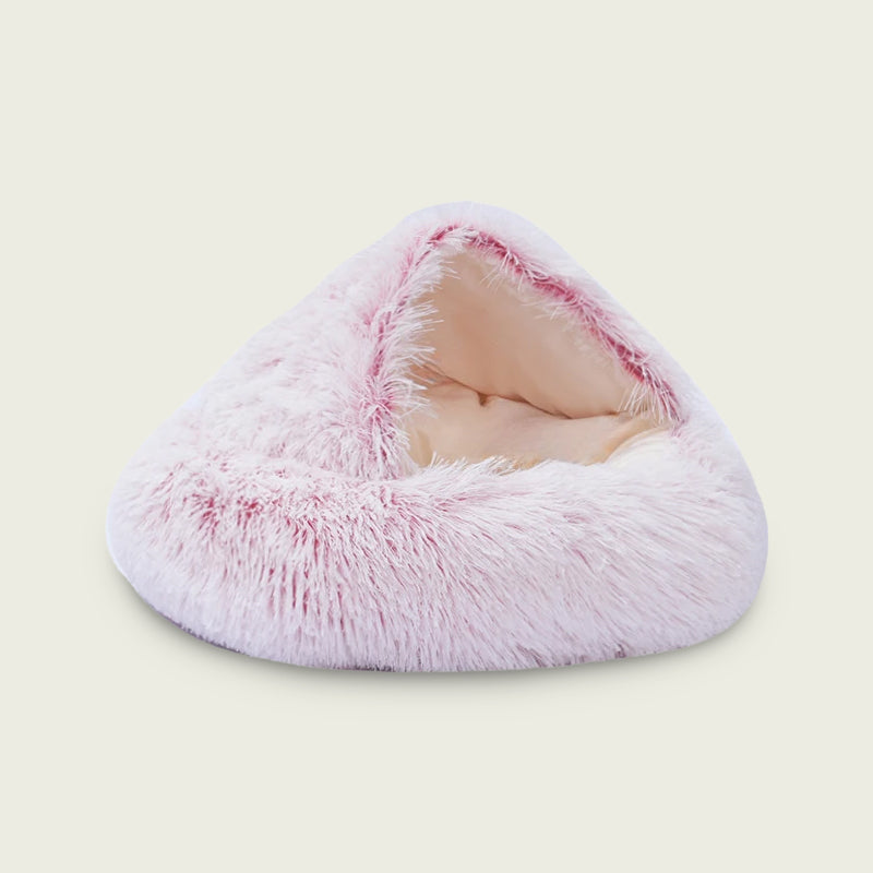 Cat Igloo Plush Bed with Tent Opening
